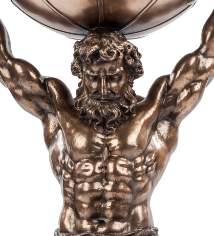 WS-604 Статуэтка-шкатулка "Атлас"