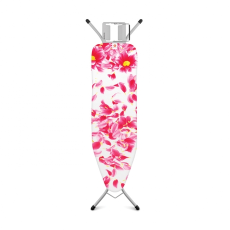 Гладильная доска 124х38 см (B), Розовый сантини, металик Brabantia