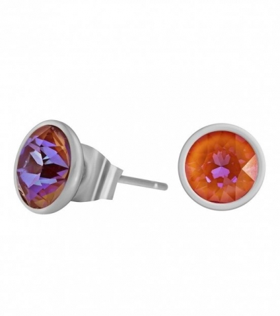 Пусеты Orange Glow Delite SWE298 OGD S Fiore Luna