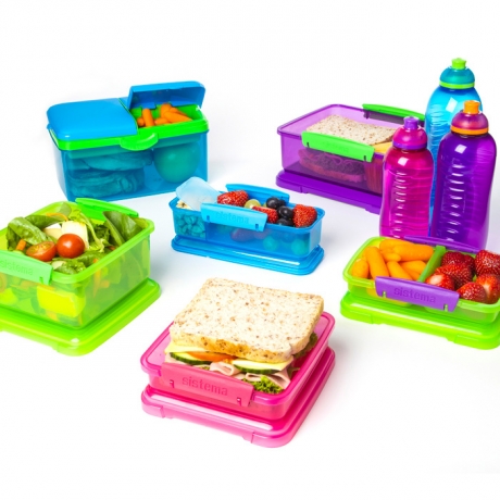 Набор Lunch: контейнер с разделителями (975 мл.) и бутылка (330 мл.) мульти, Sistema