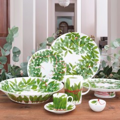 Подставка для торта на ножке, 27 см. FIL ROUGE FOGLIE Taitu