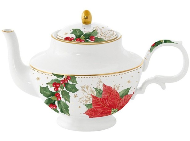 Чайник Пуансеттия и ягоды, 0,8 л. Easy Life