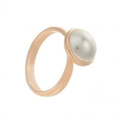 Кольцо Pearl K2005.1 BW/RG Fiore Luna