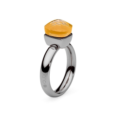 Кольцо Firenze sunflower 18.5 мм. 611434 BR/S Qudo