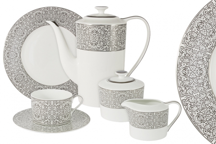 Чайный сервиз Серебряный дворец 21 предм.на 6 персон, Naomi
