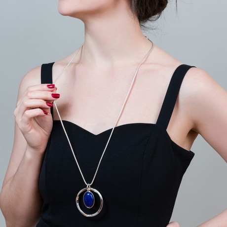 Колье NATURAL LAPIS LN5133 BL/S Fiore Luna