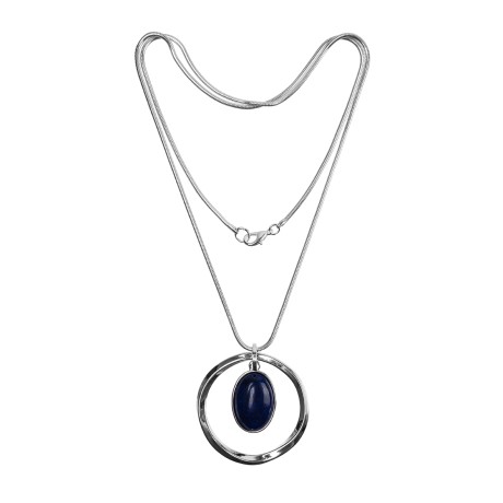 Колье NATURAL LAPIS LN5133 BL/S Fiore Luna