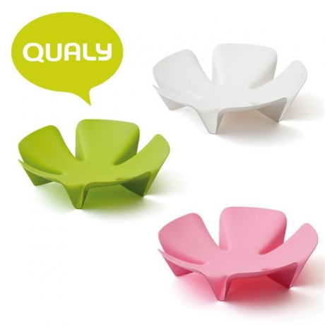 Ваза для фруктов Flower зеленая, Qualy