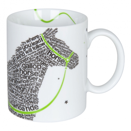Кружка, 330 мл. "Шрифт лошадь" Koenitz
