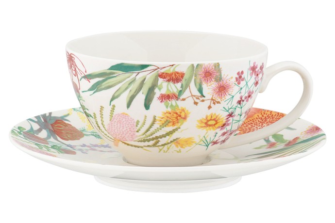 Чашка с блюдцем Цветущий луг, 0,2 л. Maxwell & Williams