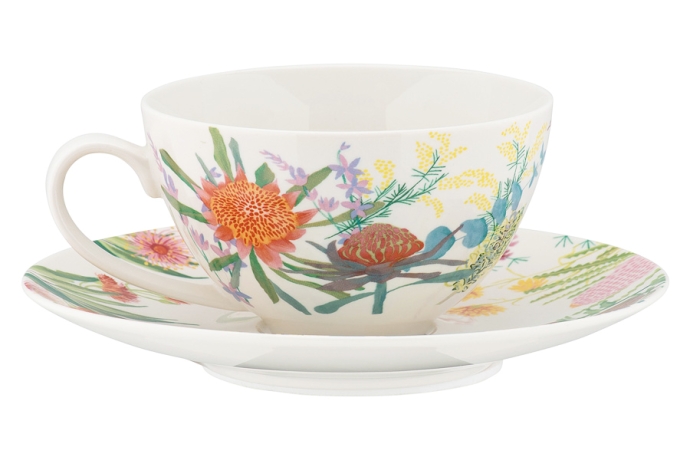Чашка с блюдцем Цветущий луг, 0,2 л. Maxwell & Williams