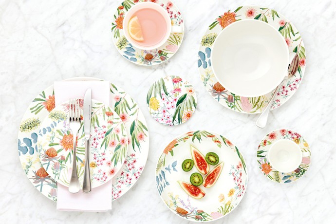 Чашка с блюдцем Цветущий луг, 0,2 л. Maxwell & Williams