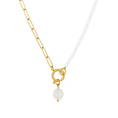 Колье PERLE BP03170-1 BW/G Fiore Luna