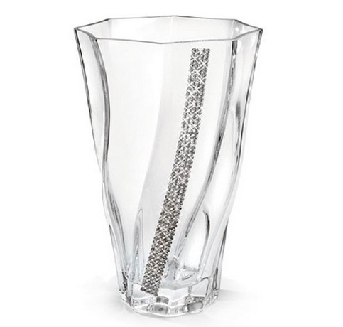 Ваза для цветов Регина Сваровски, 30 см, gamma