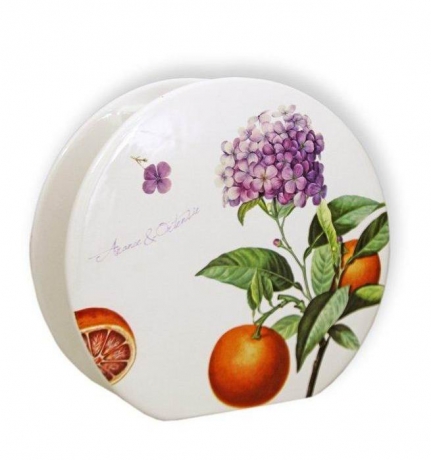 Ваза для цветов Гортензия и апельсины, Ceramiche Viva 24 см.