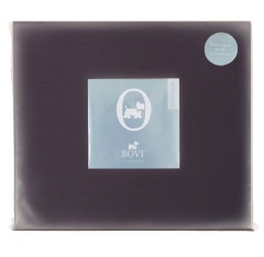 Простыня прямая (SB), сатин, 240x280см. горький шоколад, BOVI