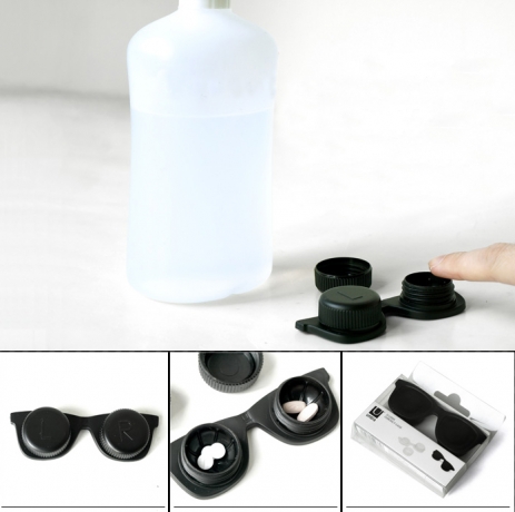 Футляр для контактных линз U-lens, черный, Umbra