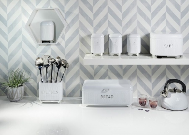 Органайзер для кухонных принадлежностей, 20x10x16 см. Lovello Retro Ice White Kitchen Craft