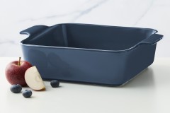 Форма для запекания, 24 см, фарфор P, квадратная, синяя, Indulgence Maxwell & Williams