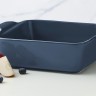 Форма для запекания, 24 см, фарфор P, квадратная, синяя, Indulgence Maxwell & Williams