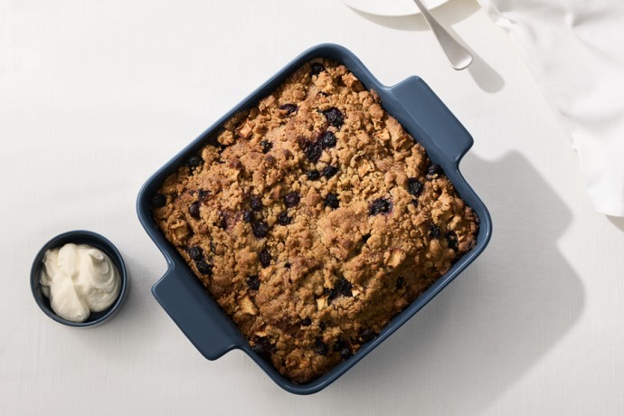 Форма для запекания, 24 см, фарфор P, квадратная, синяя, Indulgence Maxwell & Williams