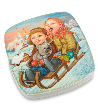 ШК-30/ 31 Шкатулка "Зимушка" Карпова Н.