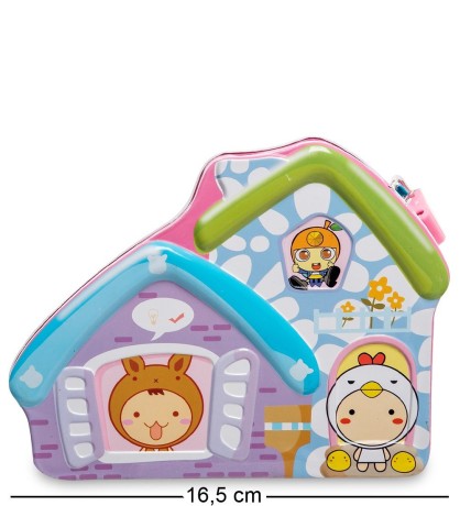 BX- 52/1 Металлическая копилка "Домик для друзей"