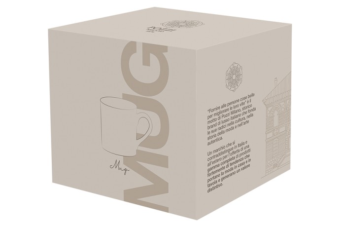 Кружка Charles, 0,4 л. Pozzi Milano 1876