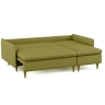 Диван-кровать Fresh, коллекция "Фреш" 214*96*159, Полиэстер, Хлопок, Нейлон, Пенополиуретан, Дерево, Зеленый