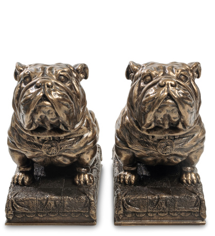 WS-884 Держатели для книг "Два бульдога"