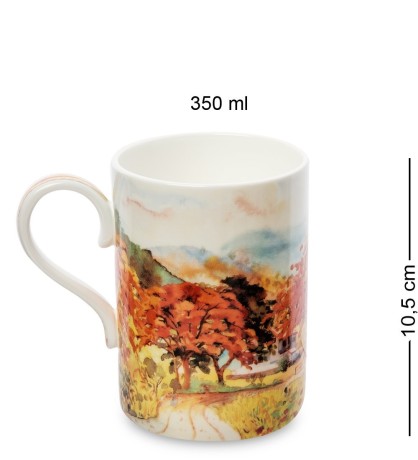 JK-301 Кружка "Осенняя пора" (Tempo d'autunno Pavone)