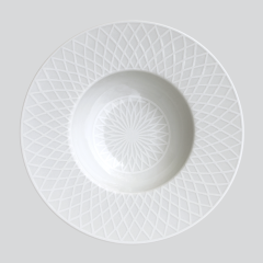 Тарелка суповая WHITE FANTASY, 27 см. TAITU