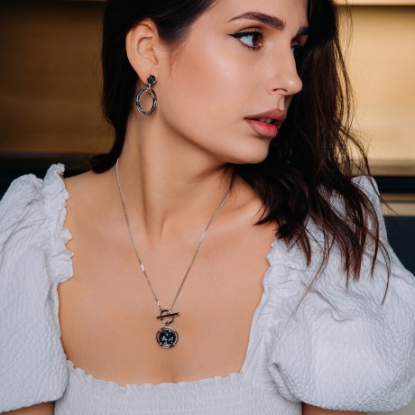 Колье SSHA B2110SW-N01.15 BR/S Fiore Luna