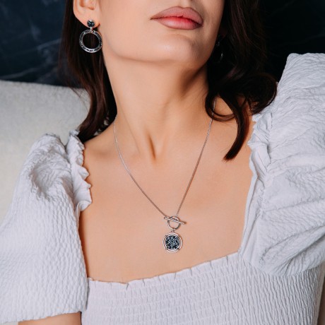 Колье SSHA B2110SW-N01.15 BR/S Fiore Luna