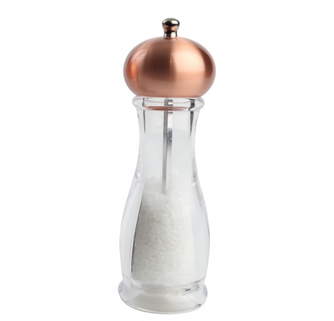 Мельница с солью Globe Large Acrylic with Copper, T&G