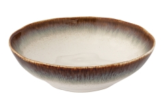 Тарелка суповая Nuances, коричневая, 19 см. 0,7 л. Easy Life