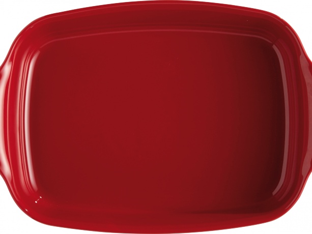 Большая прямоугольная форма для запекания Emile Henry, 42x27 см., 4,45 л. гранат