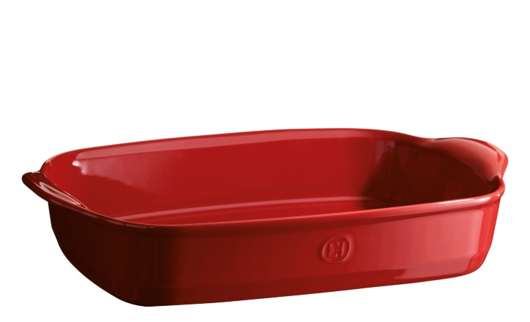 Большая прямоугольная форма для запекания Emile Henry, 42x27 см., 4,45 л. гранат