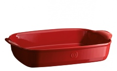 Большая прямоугольная форма для запекания Emile Henry, 42x27 см., 4,45 л. гранат