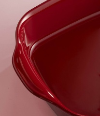 Большая прямоугольная форма для запекания Emile Henry, 42x27 см., 4,45 л. гранат