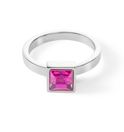 Кольцо Pink Silver 0500/40-0417 60 Coeur de Lion