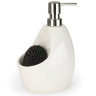Диспенсер для мыла с подставкой для губки Joey, белый, Umbra