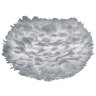 Плафон из перьев Eos light grey, 45х30 см. Umage