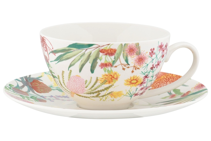 Чашка с блюдцем Цветущий луг, 0,4л. Maxwell & Williams