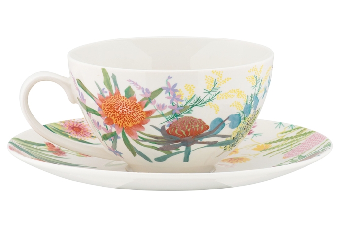 Чашка с блюдцем Цветущий луг, 0,4л. Maxwell & Williams