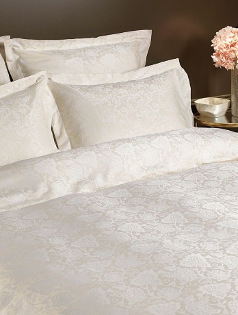 Наволочка "LUX DREAM", сатин, 70х70см. бежевый/экрю, BOVI