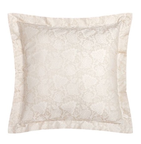 Наволочка "LUX DREAM", сатин, 70х70см. бежевый/экрю, BOVI