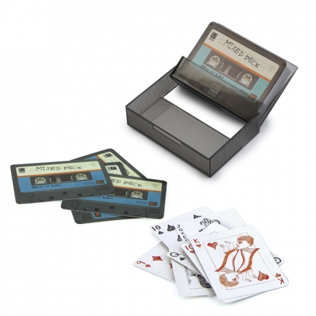 Набор игральных карт Tape Deck темно-серый