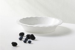 Форма для запекания, 25 см, фарфор P, круглая, молочная, в крапинку, Speckle Maxwell & Williams