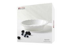 Форма для запекания, 25 см, фарфор P, круглая, молочная, в крапинку, Speckle Maxwell & Williams